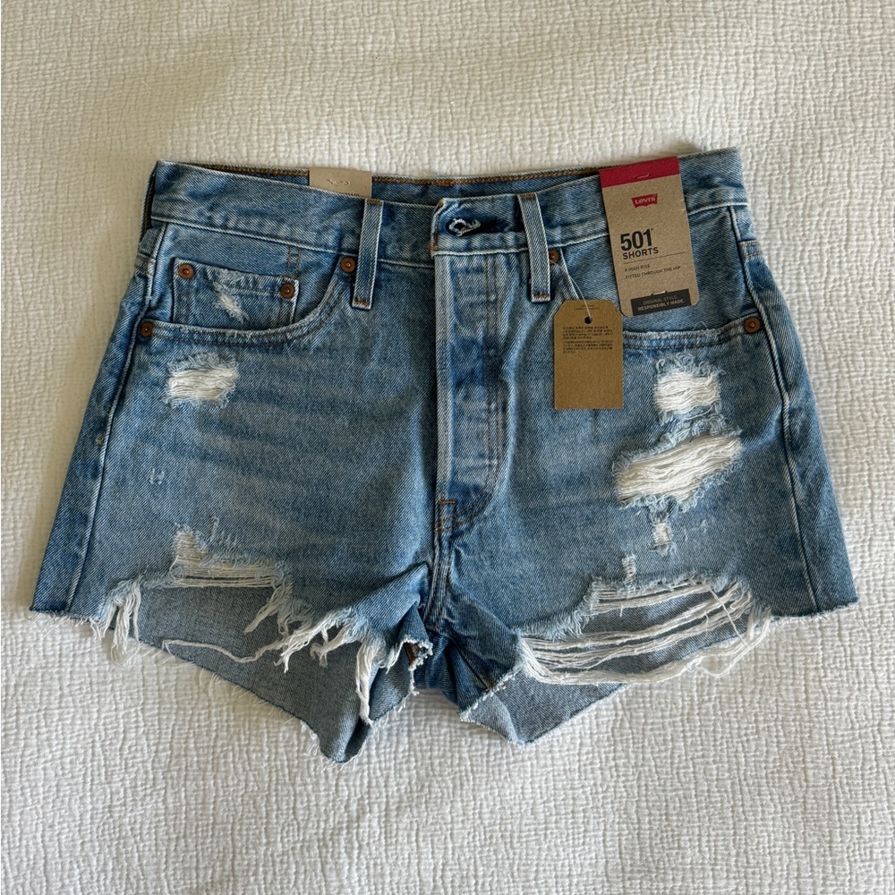 BRAND NEW!  501® ORIGINAL FIT HIGH RISE WOMEN'S SHORTS